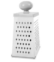 Терка 4 грани 23*11*8,5 см, белая жесть, ОЧЕНЬ УДОБНАЯ РУЧКА, BOOMHOUSE, 701857 (9) Белый - фото