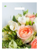 Сумка-пакет 40*31 прор.ручка лам Романтическое настроение 1/50 (10) Разноцветный - фото