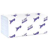 Полотенца бум. Protissue V слож. 2-сл, 22*21см, целлюлоза, сист Tork H3, арт. С197 Белый - фото
