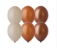 Шар латексный BELBAL (14''/36см) В 105 Пастель ассорти Кофейное 1шт Кофе с молоком - фото