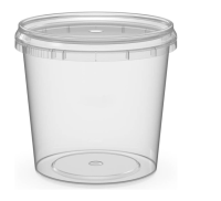 Комплект Банка 360/93/К 360мл прозрач + Крышка Р 93 прозрач (1120), 50шт Прозрачный - фото