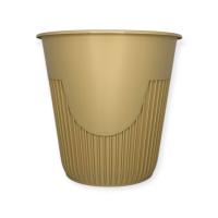 Стакан для горячего 250мл Д80 полипропиленовый 13шт (Крафт)  Бежевый - фото