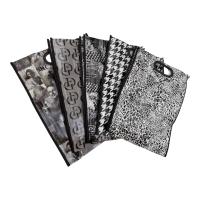 Сумка Эко с проруб. ручкой 38*45*14 черн/бел (10 микс), 3845 Микс - фото