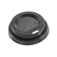 Крышка для стакана бум. 180-185мл. черная D73 25шт, арт. HF002 Черный - фото
