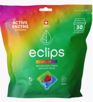 Капсулы для стирки «Eclips» Color 30 шт. (арт.1802) 4816021800231  - фото