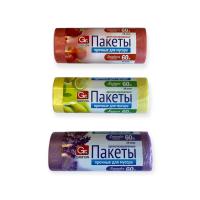 Мешки д/мусора ПНД "GRIFON" Aroma mix, 60л, в рул. 20шт, 9 мкм (24) Разноцветный - фото