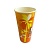 Стакан бумажный 550мл для холодного 50шт Оранжевый - фото