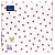 Салфетки бум.  Bouquet  33*33, 3сл 20л "Сердечки на белом" (12)  - фото