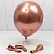 Шарики воздушные из латекса "Хром" 11"/28см (50 шт.) 2,8г Серовато-красный 1/120  - фото