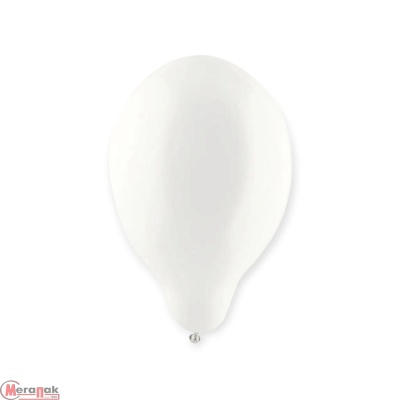 Шар латексный BELBAL (14''/36см) В 105/002 Пастель Экстра White 1 шт(1) Белый - фото