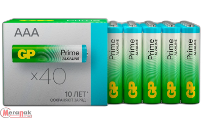 Элемент питания GP Super Alkaline G-Tech 24А ААA - 40 шт. в пленке  - фото