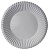 Тарелка бумажная d 24см кругл. 1/100, арт. 24320 Белый - фото