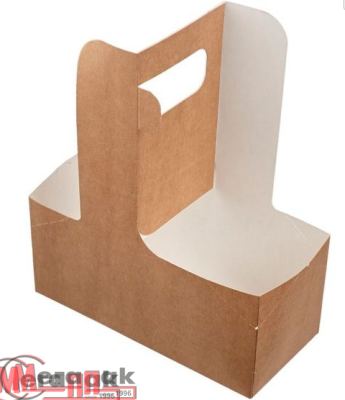 Держатель для 2-х стаканов с ручкой CUPHOLDER 160х80х80 1/25шт  - фото