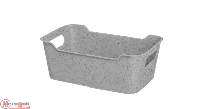 Корзинка универсальная "Mango" 1.5л. 190х140х80мм (гранит серый) 223300135/06 Гранит - фото
