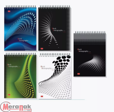 Блокнот на спир.А5 60л.STENOGRAPHY 6с10 клетк 40 в асс (80)14919 Микс - фото