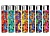 Зажигалка пьезо с нажимным механизмом RFP 39-R COLOR ARROWS, SKULLS, JUICY, 13850, 13854, 13852 (50) Микс - фото