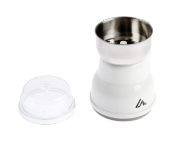 Кофемолка электрическая Luazon LMR-05, 160 Вт, 50 г, белая, 2691409 (24) Белый - фото