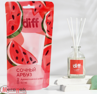 Аромадиффузор DIFF WATERMELON  Сочный арбуз 50 мл D10306  - фото