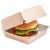 Контейнер бумажный для бургера OSQ Burger L 132*142*70 мм крафт/белый 60 шт/упак Контейнер бумажный для бургера OSQ Burger L 132*142*70 мм крафт/белый 60 шт/упак - фото