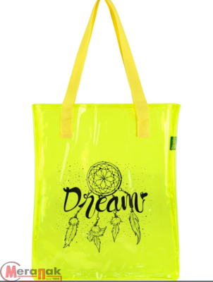 Сумка-шоппер DREAM силикон, 30,5х38 см, арт. СМ-1121 Желтый - фото