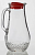 Кувшин "ВК-1200 Крист ВО" 1200 мл. в сборе с пласт. крышкой Прозрачный - фото