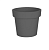 Кашпо LOFT 28литров OLA DOM, серый, арт. ЦБ-00001711 Серый - фото