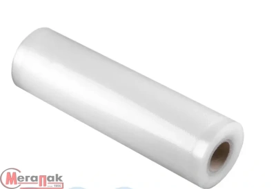 Пакет вакуумный в рулоне с ребристой стороной 200мм*5м PA/PE 100/80 мкр, арт.110-122 Прозрачный - фото