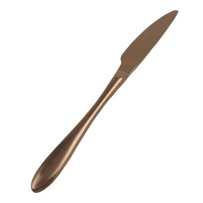 Нож столовый ,матовая медь, "Alessi-Copper"  P.L. 81280005 Медный - фото