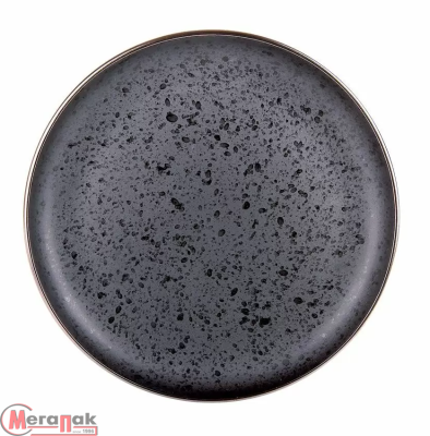 Тарелка обеденная 26см Elite black арт. 41270132-1 Черный - фото