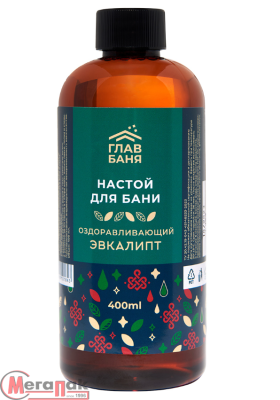 Настой ароматический для бани "Эвкалипт", 400мл, Б22005.  - фото