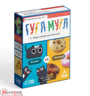 Настольная игра «Гугл-мугл!», 80 карт, 9509194  - фото