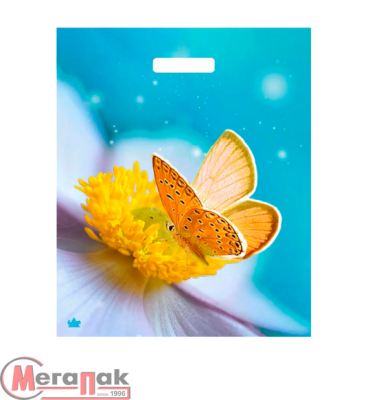 ТЦ50штСумка-пакет 38*47 прор.ручка лам Мгновения Микс - фото