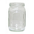 Стеклобанка 720мл. д.82мм винтовая, кубышка,1/12, арт. 00-00000325 Прозрачный - фото