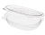 Контейнер РКС-250 (ПЭТ) 400шт/коробка, овал, арт. 1395228, 1163475 Прозрачный - фото