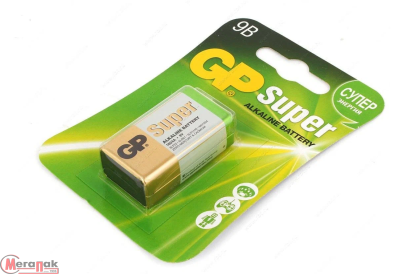Элемент питания GP 1604A-5CR1/CR1 (10/200) Super Alkaline 6LR61 крона, BL1 блистер 1 шт.  - фото