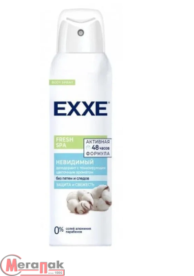 Женский дезодорант EXXE Fresh SPA Невидимый, 150 мл (спрей) (6 шт SRP) С0007832  - фото