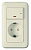 Розетка з/к с выключателем (подсветка) .Бежевый WST 1023L Бежевый - фото