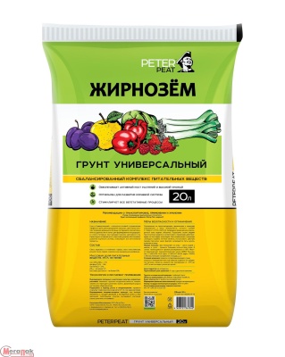 Грунт 20л "Жирнозем" универсальный, Ж-01-20  - фото