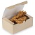 Коробка для наггетсов OSQ Fast Food Box S 115*75*45 мм крафт/белая 1 шт. Коричневый - фото