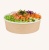 45шт Круглый контейнер OSQ ROUND BOWL 620 с купольной пластиковой крышкой d150 45шт Круглый контейнер OSQ ROUND BOWL 620 с купольной пластиковой крышкой d150 Коричневый - фото