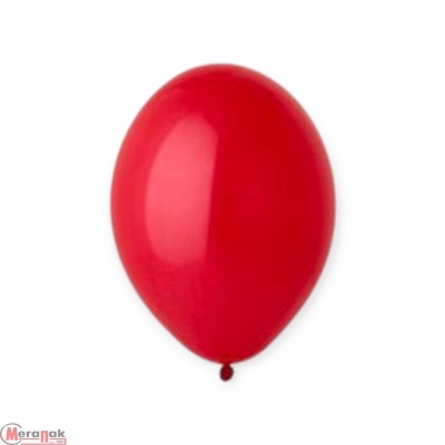 Шар латексный BELBAL (14''/36см) В 105/101 Пастель Экстра Red 1 шт (1) Красный - фото