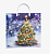 Сумка-пакет 36*36 с пластиковой ручкой НОВЫЙ ГОД 1/10 (50,100) Разноцветный - фото