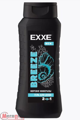 Гель для душа  мужской 2в1 EXXE MEN BREEZE "Морские минералы"  400 мл арт. С0007831  - фото