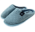 Туфли домашние женские закрытые J2023-11 (голубой, 39 (QR)) Голубой - фото