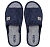 Туфли домашние мужские открытые J2023-01 (синий, 42 (QR)) Синий - фото