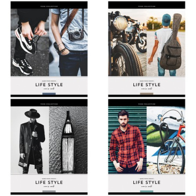 Тетрадь 48л., А5, клетка ArtSpace "Стиль. Life style" '294609,29629  - фото