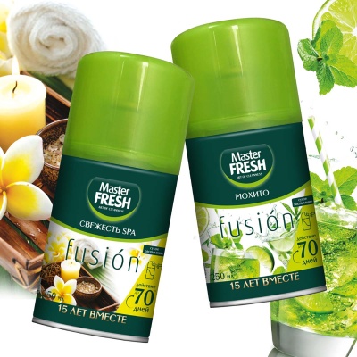 Освежитель воздуха Master Fresh Свежесть Spa арт. С0007502 сменный баллон 250 мл  - фото