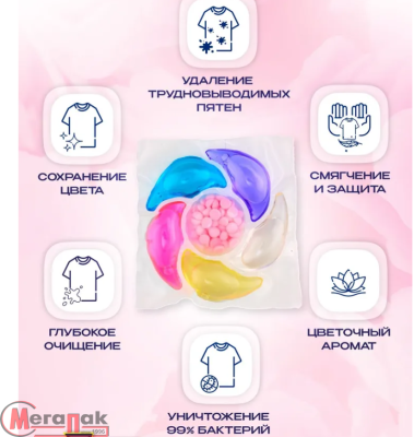 Капсулы ромашка Evershine, 45шт в стеклянной банке  - фото