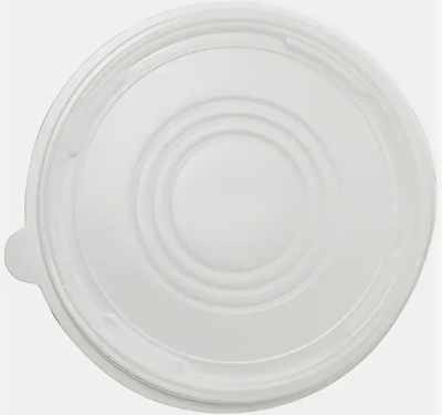 10шт Круглый контейнер OSQ ROUND BOWL 700 с плоской пластиковой крышкой PP ANTIFOG Коричневый - фото