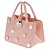 Сумка подар. фетровая "Kitty", 30*20*18 см, MESHU, MS 62130 Персиковый - фото
